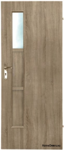 Drzwi łazienkowe z szybą wewnętrzne Kodi 60