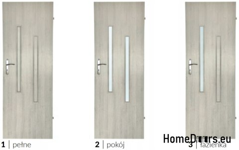 Drzwi pokojowe z szybą Hiara 90