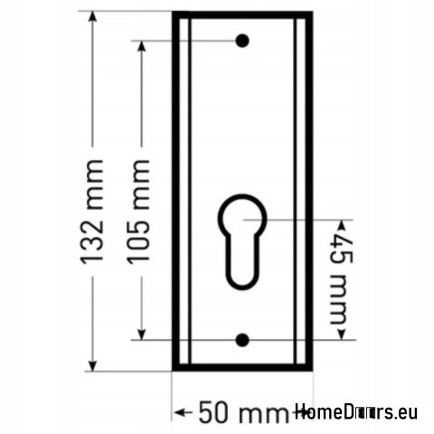 SZYLD NA WKŁAD SZF8105 CZARNY
