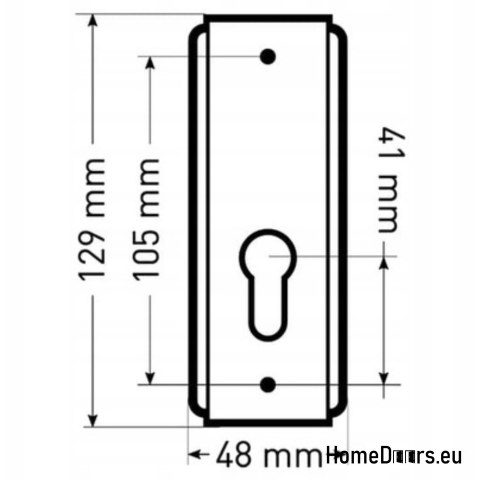 SZYLD NA WKŁAD SZLNCY NIKIEL CHROM