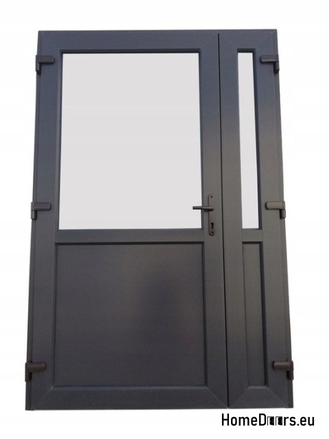 EXTERIOR DOORS PVC ANTHRACITE 160x210 DOUBLE-LEAF