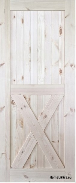 Loft pine sliding interior doors LF-6 60/70/80/90/100
