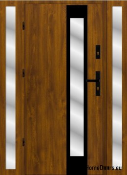 Drzwi zewnętrzne z dostawką grube na pianie 150