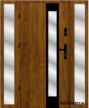 Venkovní dveře s přistýlkou, silná pěna 170