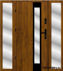 Venkovní dveře s přistýlkou, silná pěna 210
