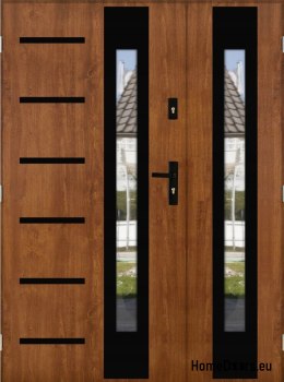 Double-leaf door with mirror thick 72 mm 170 L