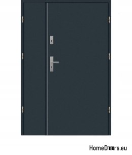 Double-leaf steel door 110 Right, 20 COLOURS