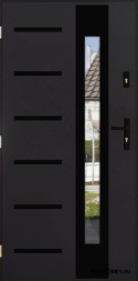 Exteriérové dveře na míru SILNÉ 72 MM teplé s benátským zrcadlem 80 90 100