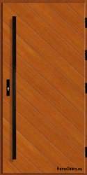 Porta esterna in legno rovere 74 mm NINA