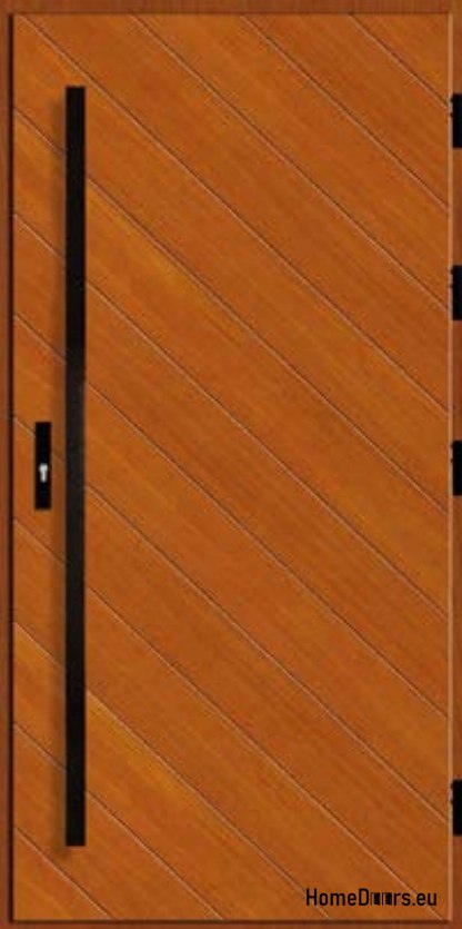 Porte extérieure en bois chêne 74 mm NINA