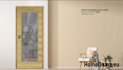 DRZWI WEWNĘTRZNE MODERN 08H DĄB FLADER 60