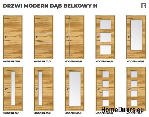 DRZWI WEWNĘTRZNE MODERN 05H DĄB BELKOWY 90 cm