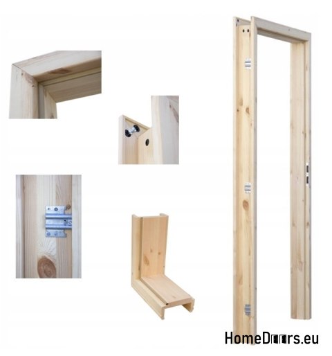 Ościeżnica regulowana drewniana fornir 100-120 mm