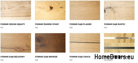 Ościeżnica regulowana drewniana fornir 100-120 mm