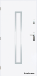 Solid exterior doors A-10 INOX 70/80/90/100