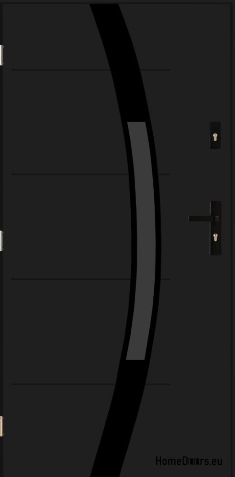 Drzwi zewnętrzne Sofia 05 black antracyt 80 LEWE