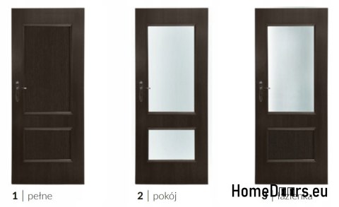 Drzwi Przeszklone wewnętrzne pokojowe ARTEO Pokój 80