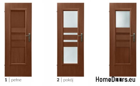 Drzwi pełne wewnętrzne pokojowe EMOR Pełne 70