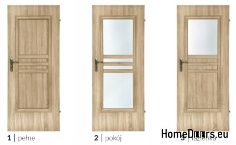 Drzwi przeszklone wewnętrzne pokojowe OTIMO Pokój 60