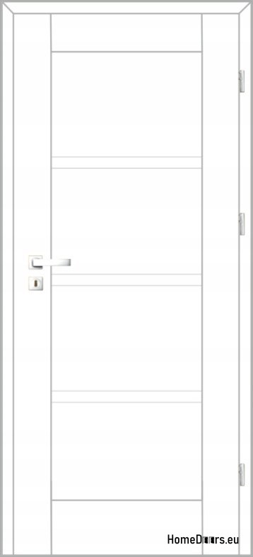 Drzwi Wewnętrzne Pokojowe Pełne GRASO 70 Kolor Biały