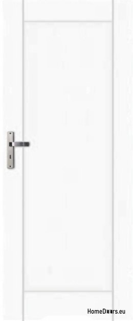 Drzwi Wewnętrzne Pokojowe Przeszklone IRYS WC 80 Kolor Biały Premium