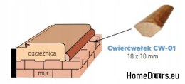 Ćwierćwałek 18x10 mm FRESH DOPŁATA