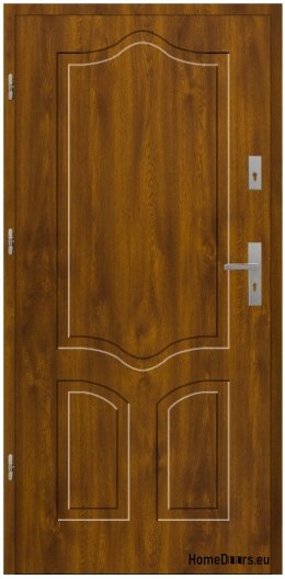 Drzwi T24 72 mm 90 LEWE, wypełnienie styropian, kolor złoty dąb