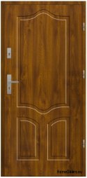 Drzwi T24 72 mm 90 PRAWE, wypełnienie styropian, kolor złoty dąb