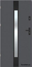 YUKON NERO THICK warm steel exterior door 1,2Wm2k 70mm, OFF STOCK 90 L