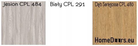 Drzwi Wewnętrzne Płycinowe Intero 8 70 Premium CPL Kolory