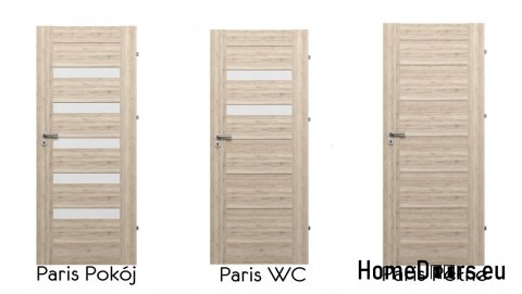 Drzwi Wewnętrzne Ramowe Paris Pokój 90 FRESH Kolory