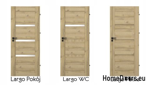 Drzwi Wewnętrzne Ramowe Largo WC 60 FRESH Kolory