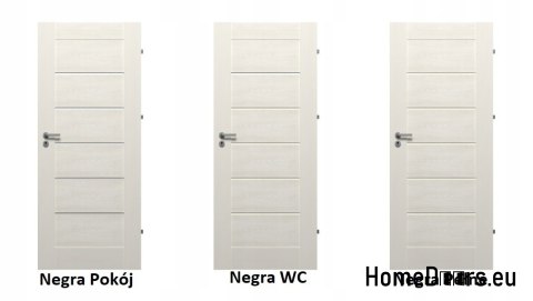 Drzwi Wewnętrzne Ramowe Negra WC 90 FRESH Kolory