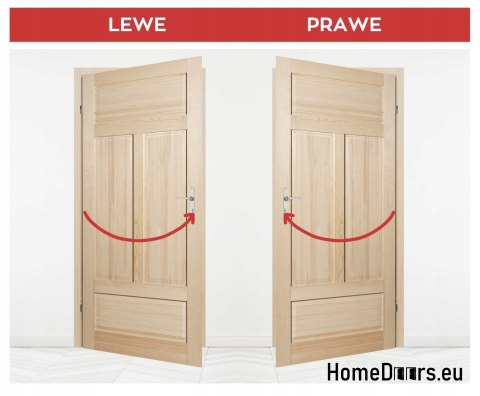 Drzwi wewnętrzne dębowe sęczne Lamin Black 80