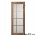 Drzwi wewnętrzne dębowe sęczne Lamin Glass 70