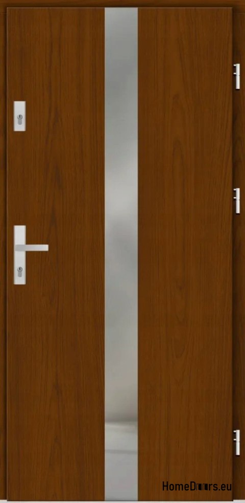 Drzwi zewnętrzne drewniane płytowe Malakka 80,85,90,95,100 Kolory 75mm