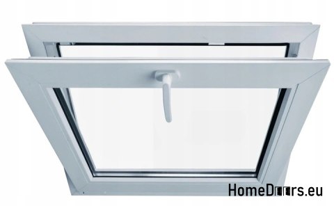 OKNO PCV UCHYLNE 600x500 / 60x50 MOCNE CIEPŁE BIAŁE,