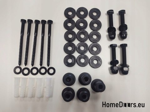 Drzwi przesuwne 70 naścienne ALFA LOFT P 01 Dąb Sonoma 74+system przesuwny