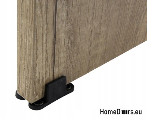 Porta scorrevole 80 montata a parete ALFA LOFT A 04 Marble White85+sistema scorrevole