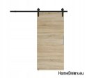 Drzwi przesuwne 80 naścienne ALFA LOFT P 01 Dąb Sonoma 85+system przesuwny