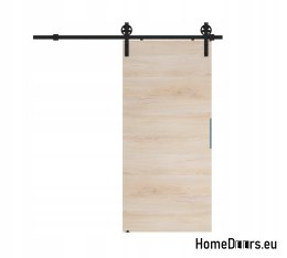 Drzwi przesuwne 90 naścienne ALFA LOFT A 04 Buk Norweski95+system przesuwny