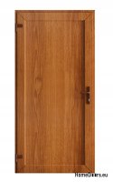 DRZWI ZEWNĘTRZNE PCV TECHNICZNE GOSPODARCZE 110X205 cm ZŁOTY DĄB LEWE