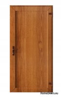 DRZWI ZEWNĘTRZNE TECHNICZNE GOSPODARCZE PCV 90X205 cm ZŁOTY DĄB PRAWE