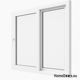 Drzwi okno przesuwne tarasowe balkonowe HSL 200 x 210 cm prawe białe ciepłe