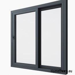 Drzwi okno przesuwne tarasowe balkonowe HSL 200x210 prawe antracyt od ręki