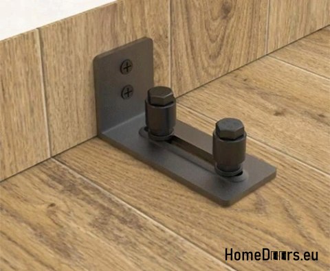 Porta scorrevole 70 Artigian 74 in rovere ALFA montato a parete + sistema scorrevole - Spesso