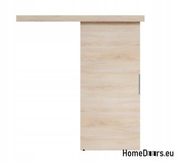Drzwi przesuwne 80 naścienne ALFA buk Norweski 85 + system przesuwny