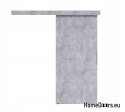 Drzwi przesuwne 90 naścienne ALFA beton 95+ system przesuwny