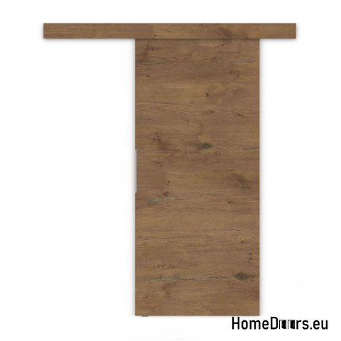 Drzwi przesuwne 90 naścienne ALFA dąb lancelot 95 + system przesuwny