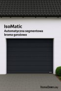 Brama garażowa Hörmann segmentowa automatyczna z napędem 2500x2125 Antracyt RAL7016